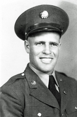 Private Reuben Anhorn in uniform photo