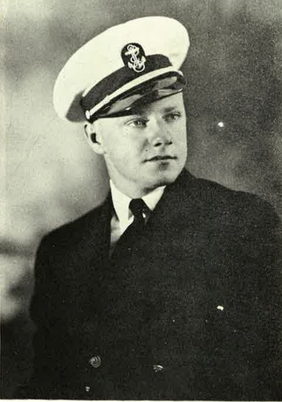 Ensign Russell Howard in uniform photo