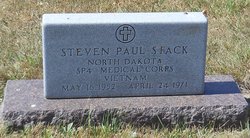 Picture of Steven Stack's grave marker.