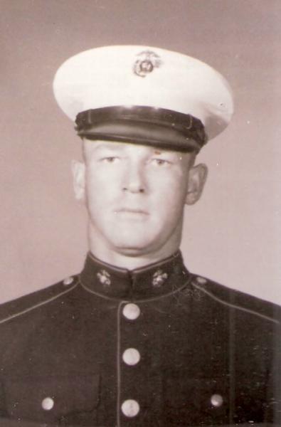 Photo of Murray Vidler in Marine Corps Uniform