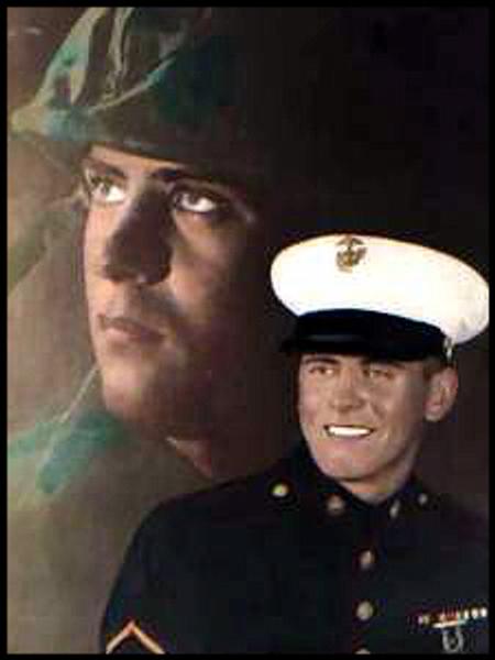 Photo of Richard Volk in uniform.