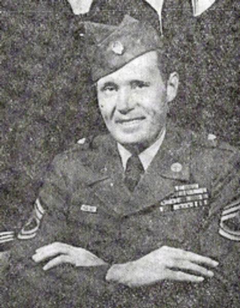 photo of Ward Walter in military uniform