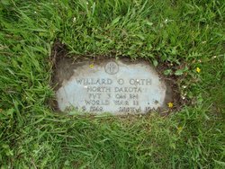 Private Willard O Orth grave marker photo