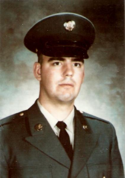 Photo of Bruce Wold in military uniform
