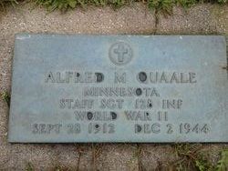 Staff Sergeant Alfred M Qualle grave marker photo