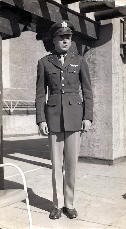 First Lieutenant Anthony Kuhn in uniform standing photo