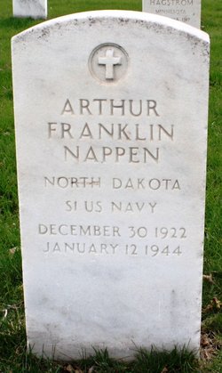 Seaman First Class Arthur F Nappen grave marker photo
