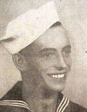 Aviation Ordnanceman's Mate Third Class Omer L. Beauchamp in uniform photo