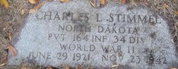 Private Charles L Stimmel grave marker photo