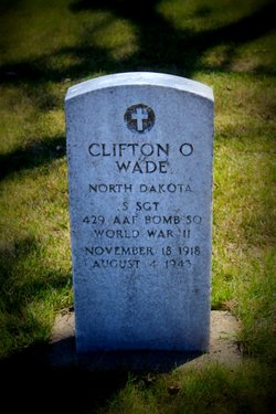 Staff Sergeant Clifton O Wade grave marker photo