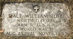 Aviation Radio Man Third Class Dale W Robb grave marker photo