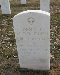 Sergeant Denis B McDonough grave marker photo