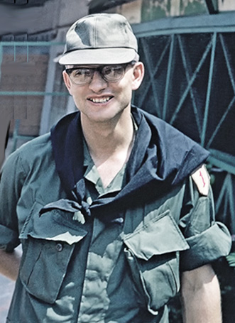 Donald Schrenk photo in duty uniform outside