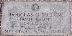 Technician Fourth Grade Douglas O Sollom grave marker photo
