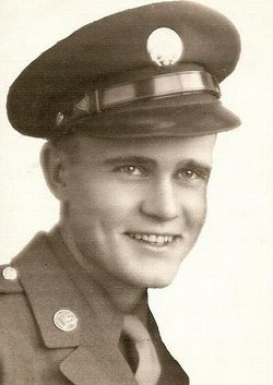 Staff Sergeant Duane E MacKenzie in uniform head and shoulder photo