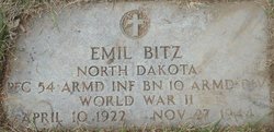 Private First Class Emil Bitz grave marker photo