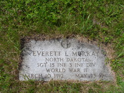 Sergeant Everett L Murray grave marker photo
