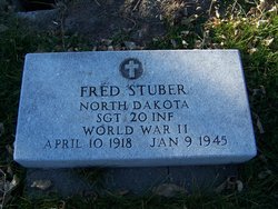 Sergeant Fred Stuber grave marker photo