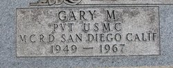 Gary Lochthowe photo of grave marker