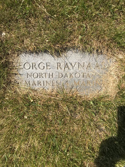 Private First Class George Ravnaas grave marker photo