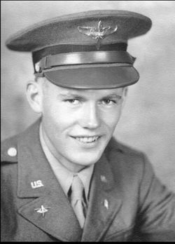 Second Lieutenant George D Smith in uniform head and shoulder photo
