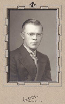 Private Gordon L Martilla in suit and tie head and shoulder photo