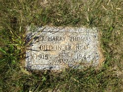 Private First Class Harry Thomas grave marker photo