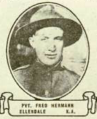 Fred Herman in military uniform.