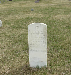 Private First Class Jesse W Peterson grave marker photo