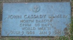 Chief Pharmacist Mate John C Ulmer grave marker photo