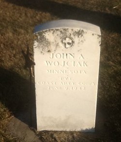 Private John A Wojciak grave marker photo