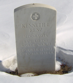 Private Kenneth L Renz grave marker photo