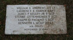 Second Lieutenant Kenneth L Wolf grave marker photo