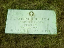 Private First Class LaVerne J Mellom grave marker photo
