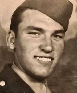 Sergeant Louis R Reitan in uniform head and shoulder photo