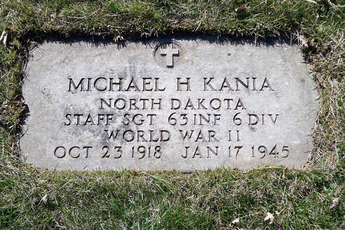 Staff Sergeant Michael H Kania grave marker photo