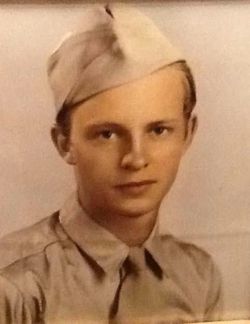 Private First Class Milton A Sherwin in uniform head and shoulder photo
