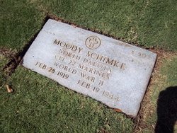 Corporal Moody Schimke grave marker photo 