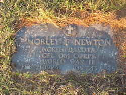 Corporal Morley F Newton grave marker photo