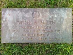 Sergeant Orval A Smith grave marker photo