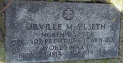 Corporal Orville M Silseth grave marker photo