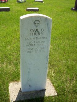 Technician Fifth Grade Paul O Thurn grave marker photo