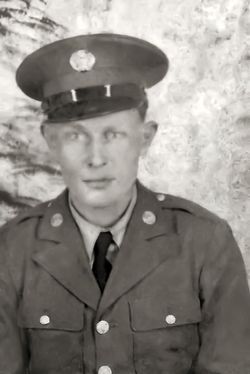 Private First Class Perdin O Nore in uniform photo
