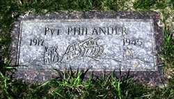 Private Philander E Vannatta grave marker photo