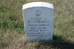 Sergeant Philip J Schneider grave marker photo