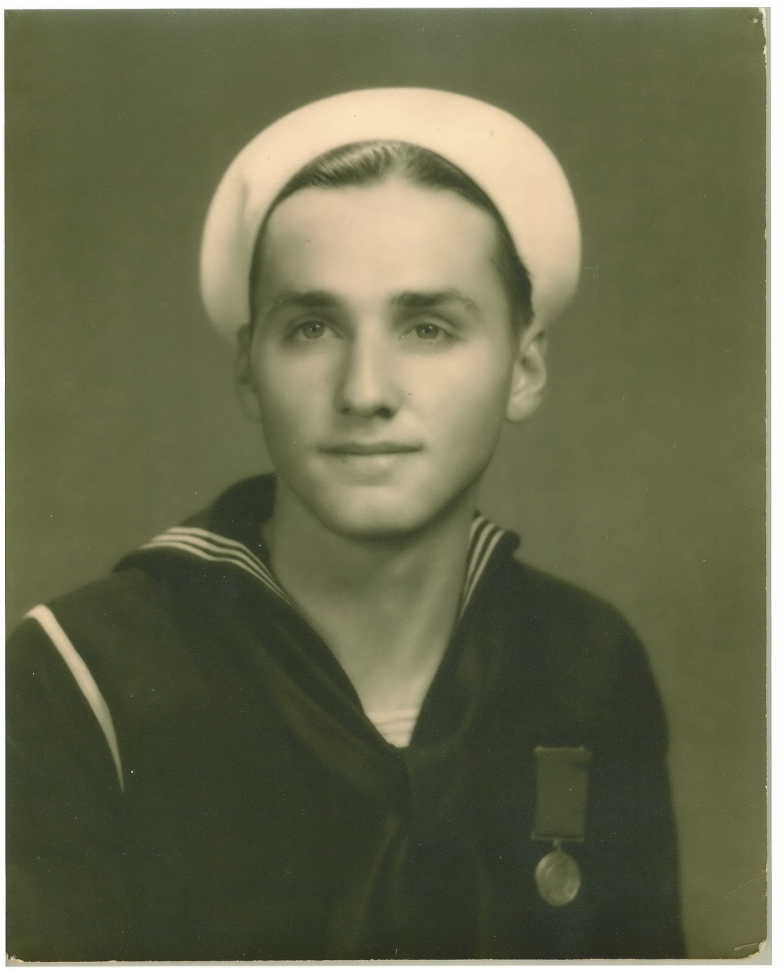 Cox Marvin Lee Ramsden in uniform head and shoulder photo