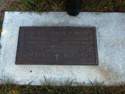 First Lieutenant Reuben P Ruud grave marker photo