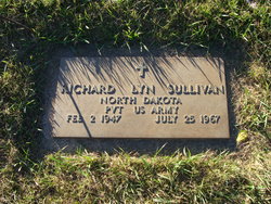 Photo of Richard Sullivans flat grave marker