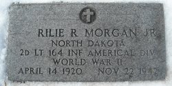 Second Lieutenant Rilie R Morgan grave marker photo