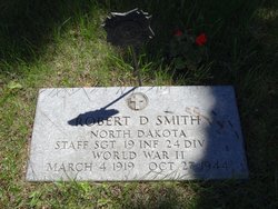 Staff Sergeant Robert D Smith grave marker photo